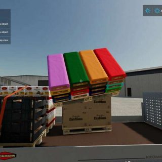 Liftable Pallets And Big Bags v1.1 FS22 Mod | Farming Simulator 22 Mod