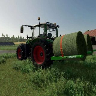 Lizard Round Bale Fork v1.0 FS22 Mod | Farming Simulator 22 Mod