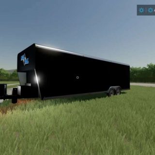 Load King Enclosed Trailer v1.0 FS22 - Farming Simulator 22 Mod | FS22 mod