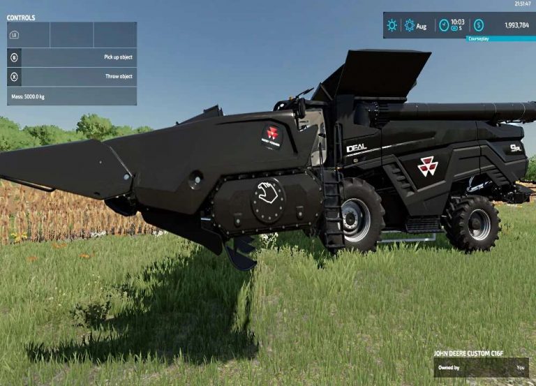 Massy Ferguson maize header v1.0 FS22 Mod | Farming Simulator 22 Mod