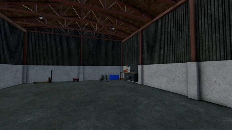 Steel Sheds Pack v1.0 FS22 - Farming Simulator 22 Mod | FS22 mod