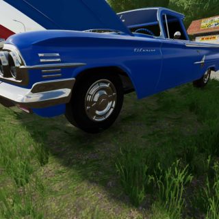 1960 Chevrolet ElCamino v1.0 FS22 Mod | Farming Simulator 22 Mod