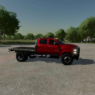 2018 Chevy Silverado 4500HD Flatbed v1.1 FS22 Mod | Farming Simulator ...