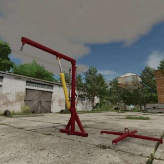 Crane and traverse v1.0 FS22 Mod | Farming Simulator 22 Mod