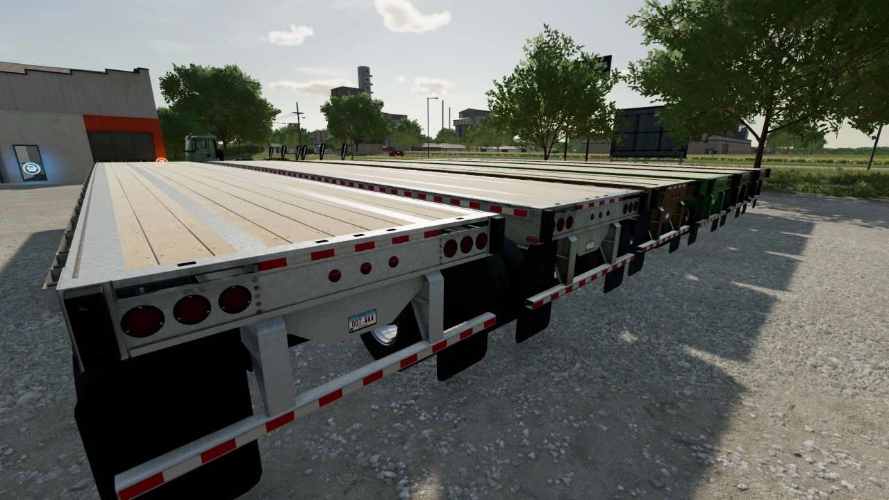 Flatbed Trailer Ibm Jmt19 V12 Fs22 Farming Simulator 22 Mod Fs22 Mod 5104