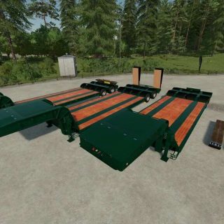 Lowloader With 16 Wheels v1.0 FS22 Mod | Farming Simulator 22 Mod