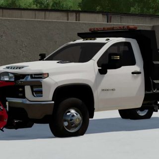 2020 Chevy Silverado 3500HD Dump Truck v1.0 FS22 - Farming Simulator 22 ...