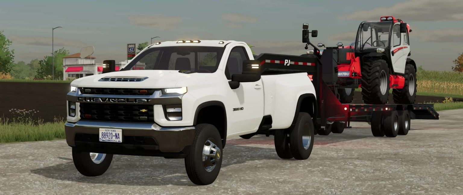 2020 Chevy Silverado 3500HD Single Cab Long Bed v1.0 FS22 Mod | Farming ...