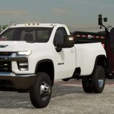 2020 Chevy Silverado 3500HD Single Cab Long Bed v1.0 FS22 Mod | Farming ...