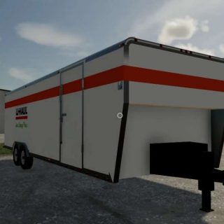 30FT Box trailer pack v1.0 FS22 - Farming Simulator 22 Mod | FS22 mod