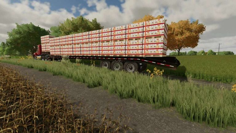 53 Dropdeck Trailer Pack With Autoload v1.0 FS22 - Farming Simulator 22 ...