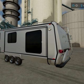 Custom 5th Wheel Camper V1.0 Fs22 Mod 