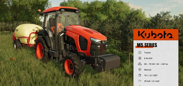 Kubota Pack Mods Farming Simulator 22 Mods 3582