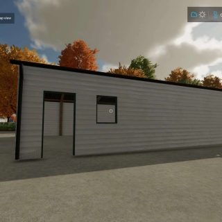 Small White Garage v1.1 FS22 Mod | Farming Simulator 22 Mod