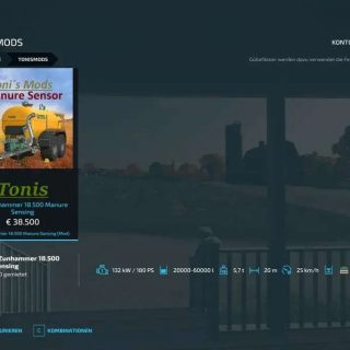 Zunhammer (Sensor System Precision Farming) v1.1 FS22 Mod | Farming ...