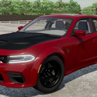 2015 Dodge Charger v1.0 FS22 Mod | Farming Simulator 22 Mod