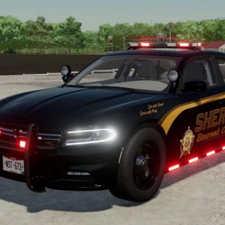 2015 Dodge Charger v1.0 FS22 Mod | Farming Simulator 22 Mod