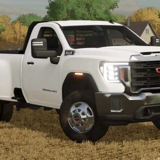 2020 GMC 3500HD Single Cab Long Bed V1.0 FS22 - Farming Simulator 22 ...