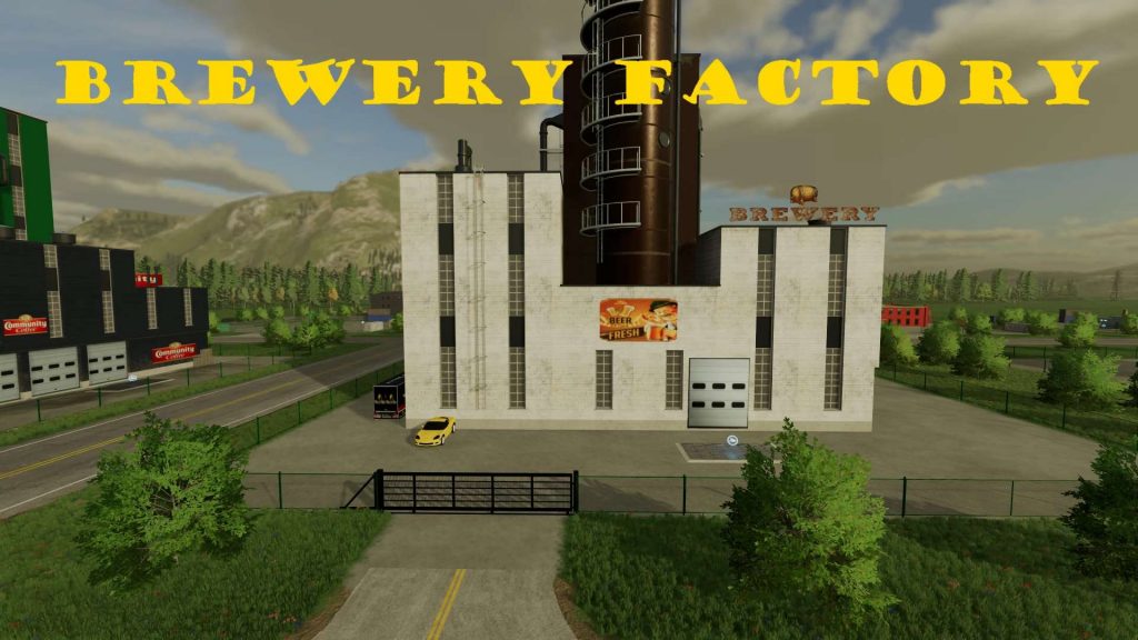 Brewery Factory V1.0 FS22 Mod | Farming Simulator 22 Mod