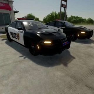 Dodge Charger SRT Hellcat Police Cruiser v1.0 FS22 Mod | Farming ...