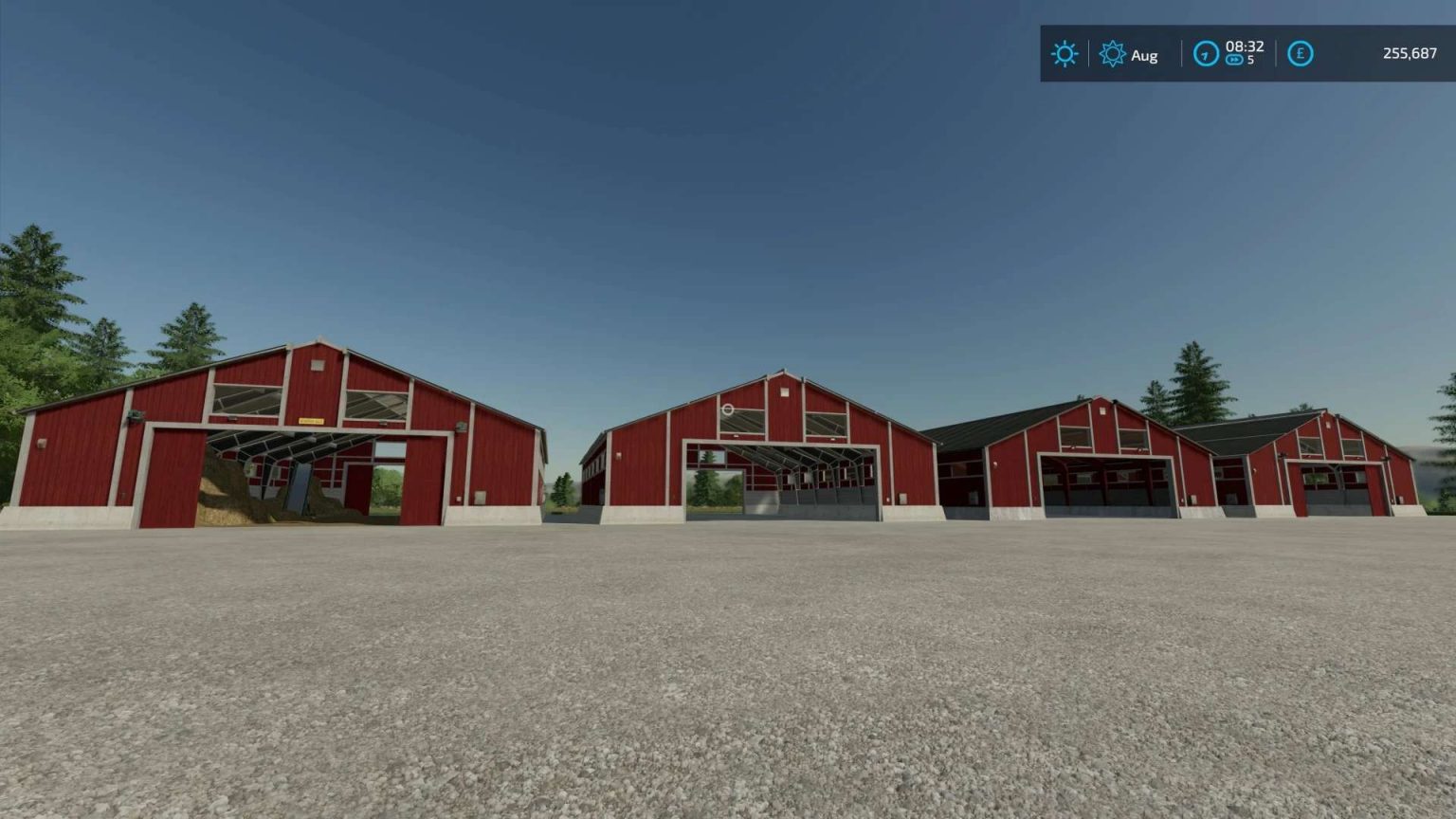 Placeable Large Sheds v1.0 FS22 Mod | Farming Simulator 22 Mod