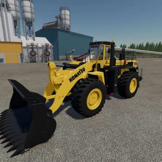 Komatsu WA-900 Mining Loader FS22 Mod | Farming Simulator 22 Mod