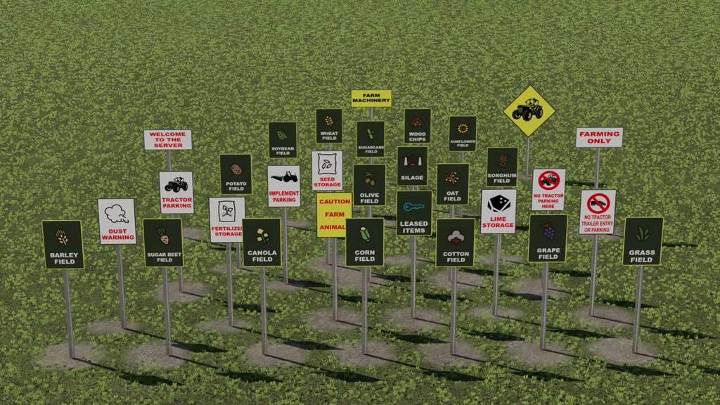 Mod Multiplayer Sign Pack V10 Fs22 • Farmingsimulatorapp 9961