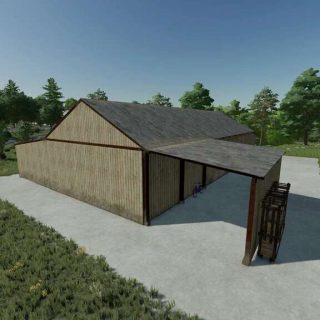 Old Wooden Barn v1.1 FS22 - Farming Simulator 22 Mod | FS22 mod