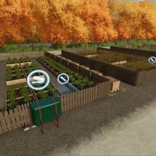 Open Air Garden v1.1 FS22 Mod | Farming Simulator 22 Mod