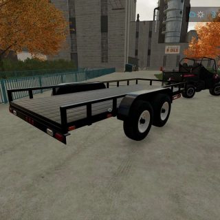 16 foot flatbed v1.0 FS22 - Farming Simulator 22 Mod | FS22 mod