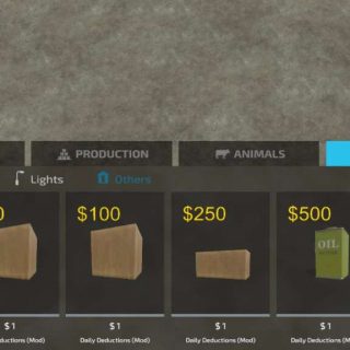 Daily Deductions v1.0 FS22 Mod | Farming Simulator 22 Mod