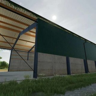 Indoor Silage Shed v1.0 FS22 Mod | Farming Simulator 22 Mod