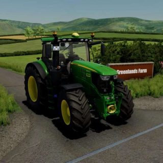 John Deere 6215R real sounds v1.0 FS22 Mod | Farming Simulator 22 Mod