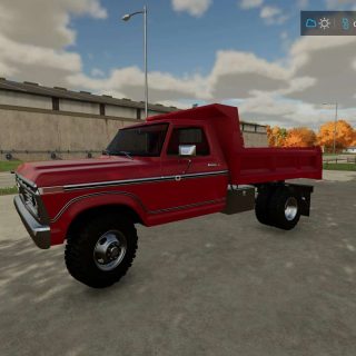 1973 F350 Dump v1.0 FS22 Mod | Farming Simulator 22 Mod