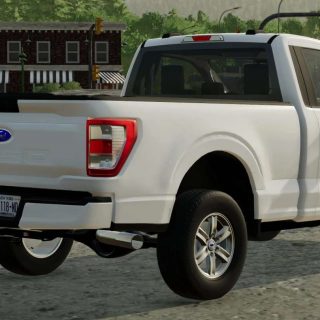 2021 F150 Single Cab V1.0 FS22 Mod | Farming Simulator 22 Mod