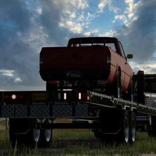 50Ft Gooseneck Transport Trailer v1.0 FS22 Mod | Farming Simulator 22 Mod