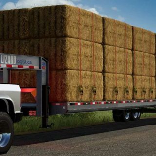 50Ft Gooseneck Transport Trailer v1.0 FS22 Mod | Farming Simulator 22 Mod