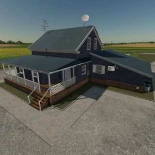 American Farmhouse v1.0 FS22 Mod | Farming Simulator 22 Mod