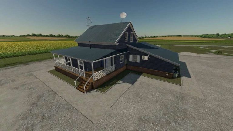 American Farmhouse V10 Fs22 Mod Farming Simulator 22 Mod