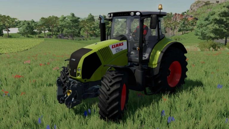 CLAAS AXION 800 (SIMPLEIC) UPDATED V1.0 FS22 Mod | Farming Simulator 22 Mod