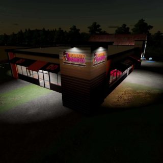 Dunkin Donuts Pack v1.0 FS22 Mod | Farming Simulator 22 Mod