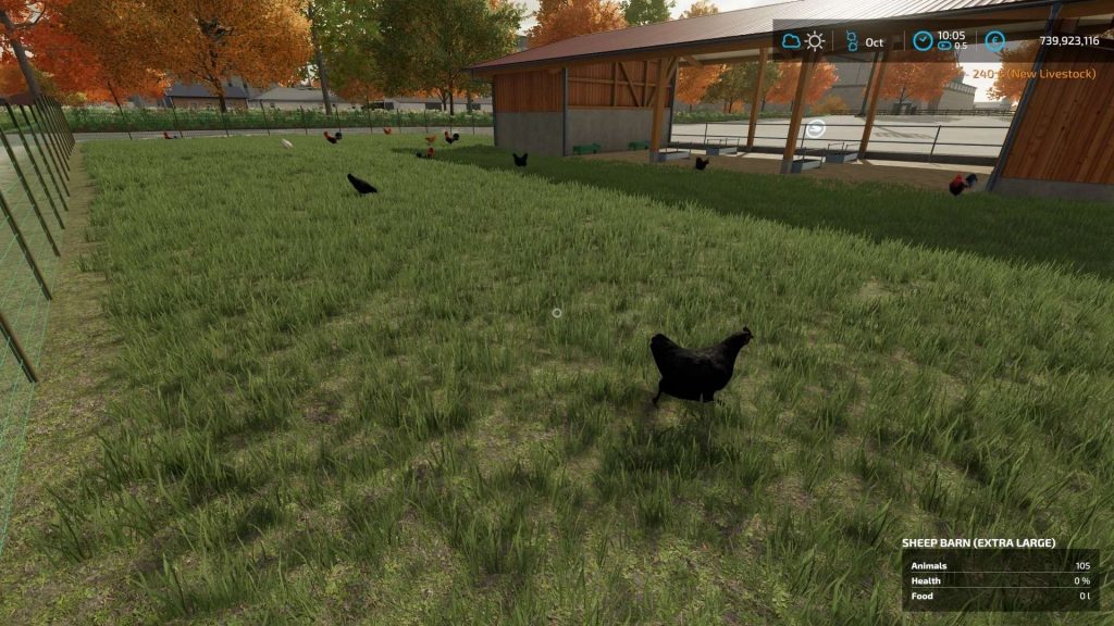Extra large chicken coop for 25000 animals v1.0.0.3 FS22 Farming