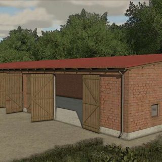 Garages 43x12 v1.0 FS22 Mod | Farming Simulator 22 Mod