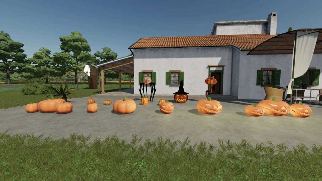 Halloween DLC Pack v1.0 FS22 Farming Simulator 22 Mod FS22 mod