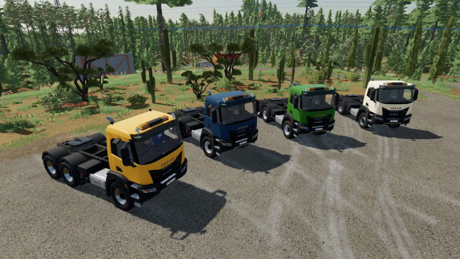 Iveco X-Way 6x6 Semi v1.0 FS22 Mod | Farming Simulator 22 Mod