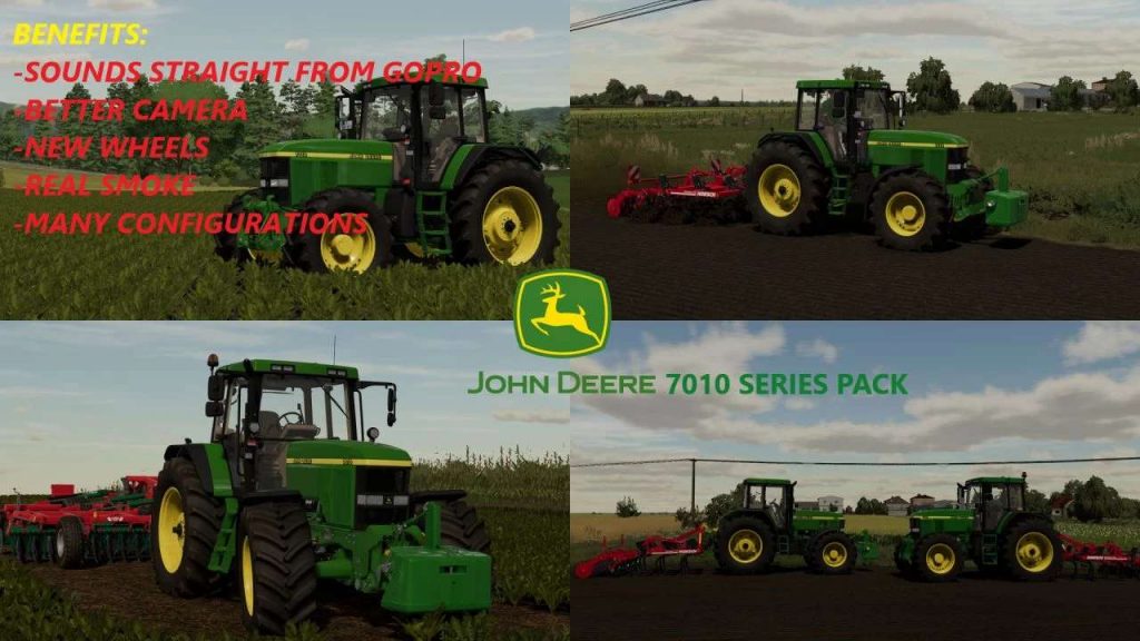 John Deere 7010 Series V11 Fs22 Mod Farming Simulator 22 Mod 5056