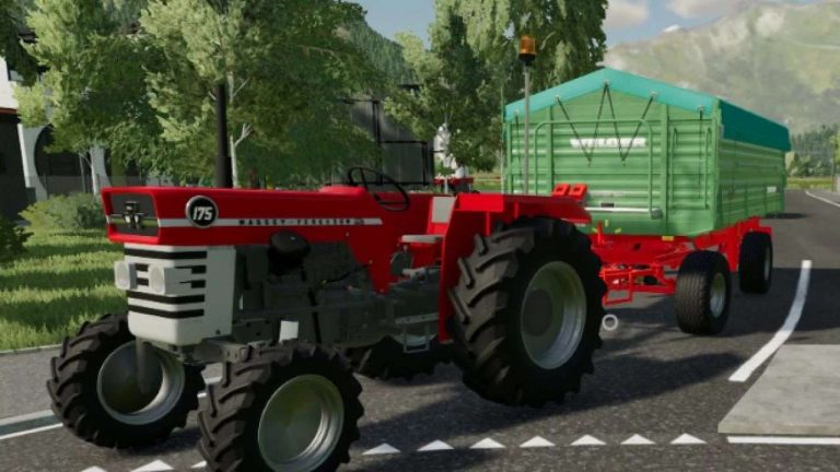 Massey Ferguson 165 175 185 v1.0 FS22 Mod | Farming Simulator 22 Mod