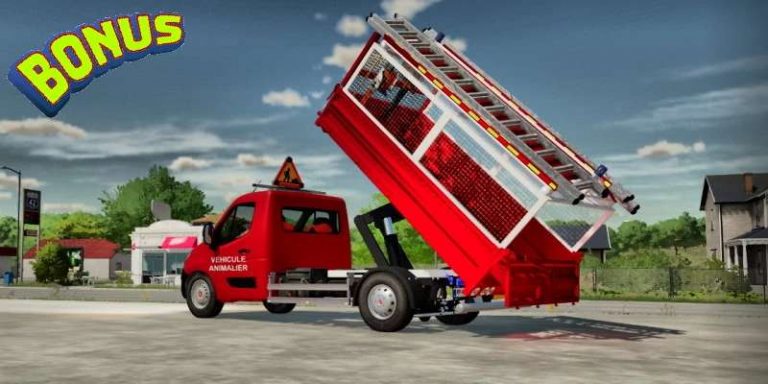 Fs22 Walk In Rescue RENAULT MASTER 3 animal rescues v1.0 FS22 Mod | Farming Simulator 22 Mod