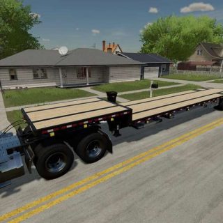 Step Deck Trailer IML21 v1.0 FS22 Mod | Farming Simulator 22 Mod