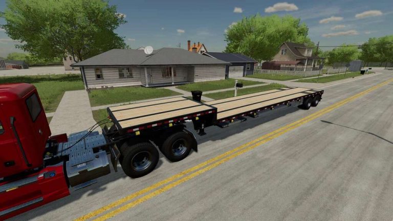 Step Deck Trailer IML21 v1.0 FS22 Mod | Farming Simulator 22 Mod